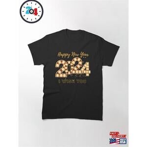 New Year Winter Time Celebration Minimal Graphic T-Shirt